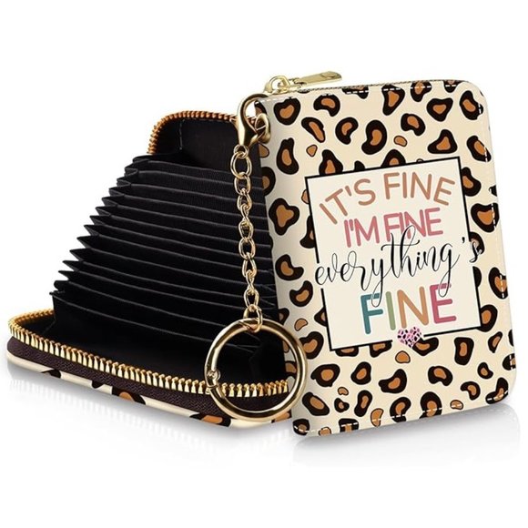 Leopard Credit Card Holder RFID Wallet - Picture 1 of 5